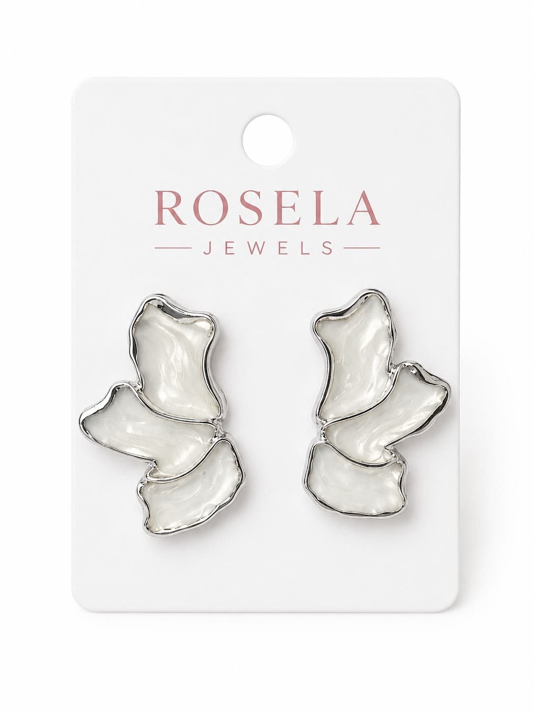 Silver Blossom Earrings